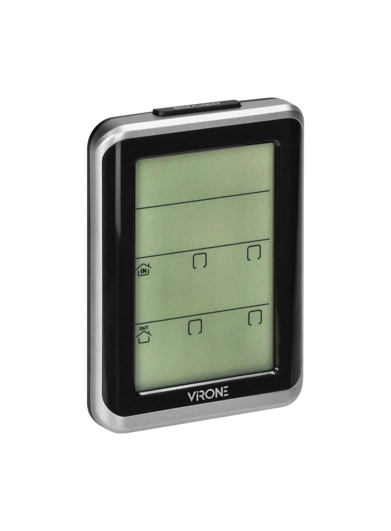 Bezprzewodowa stacja pogodowa z pomiarem temperatury i wilgotności zewnętrznej i wewnętrznej zegar W