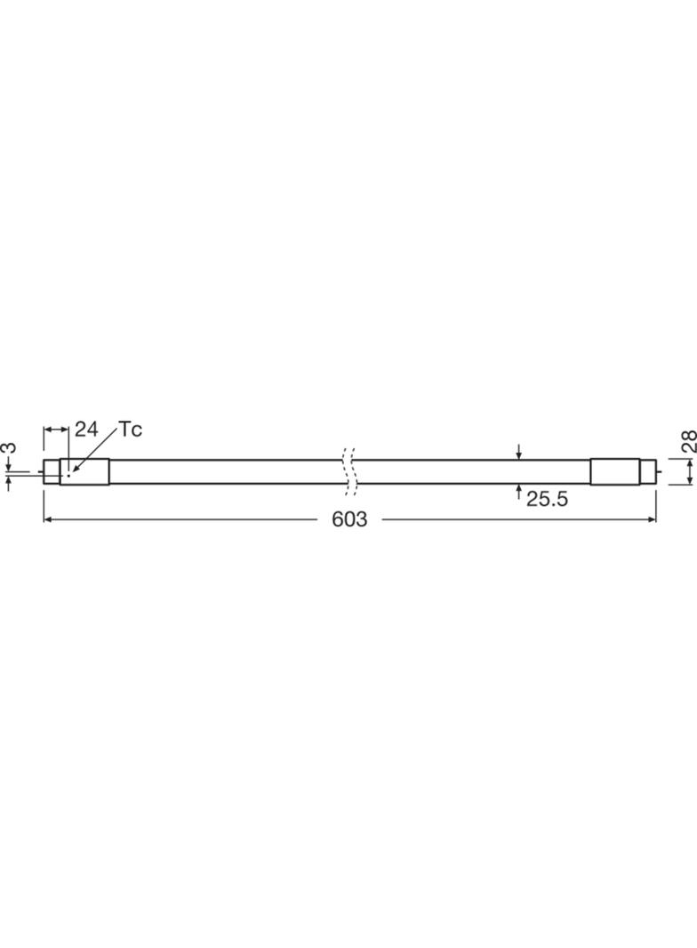 ST8V-0.6M 8W 865 20-40V HF TUBA LED LEDVANCE