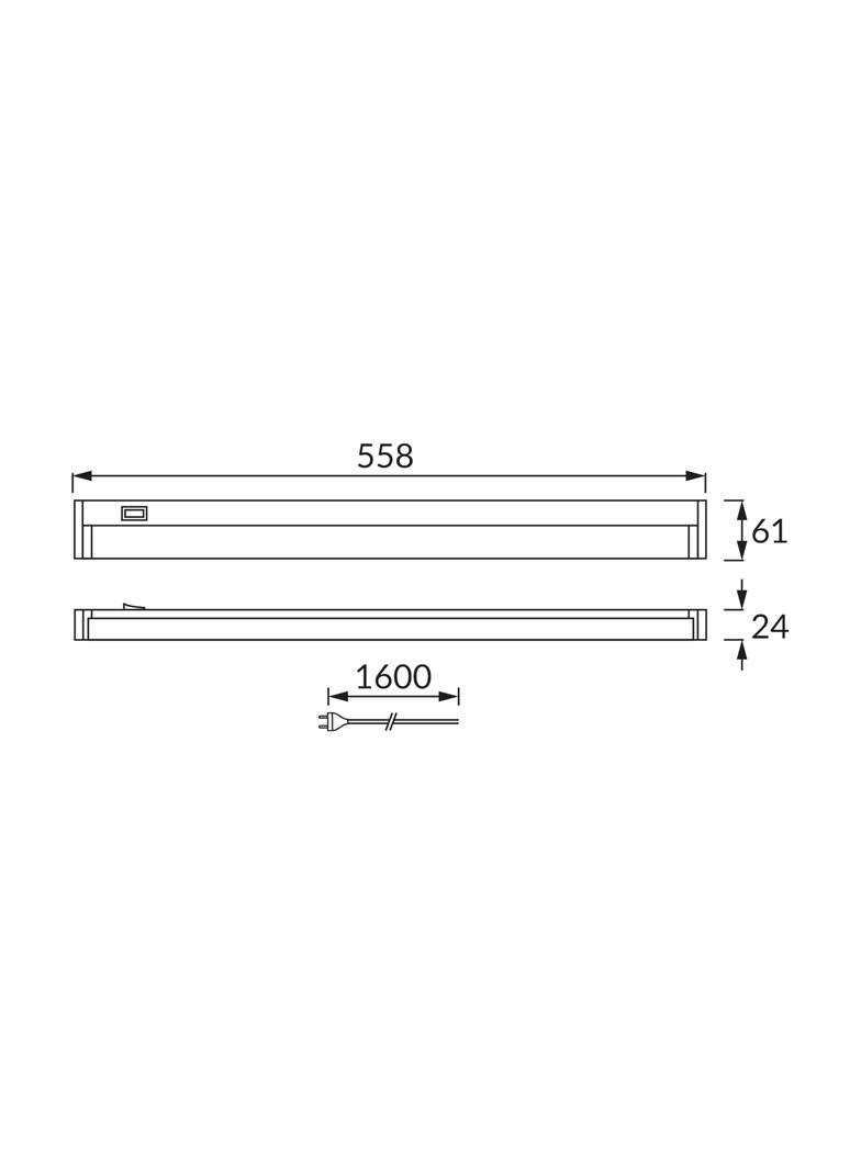 Podszafkowa oprawa liniowa SMD LED MANUEL LED 10W WHITE 4000K