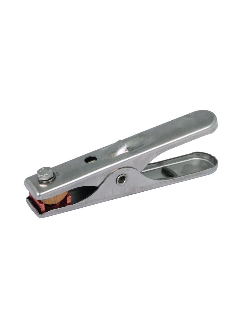 Cęgi uziemiające dł. 140 mm, stal nierdzewna NIRO