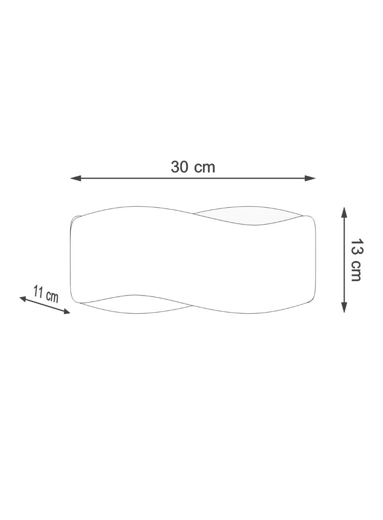 Sollux Kinkiet TILA 30 czarny SL.1019