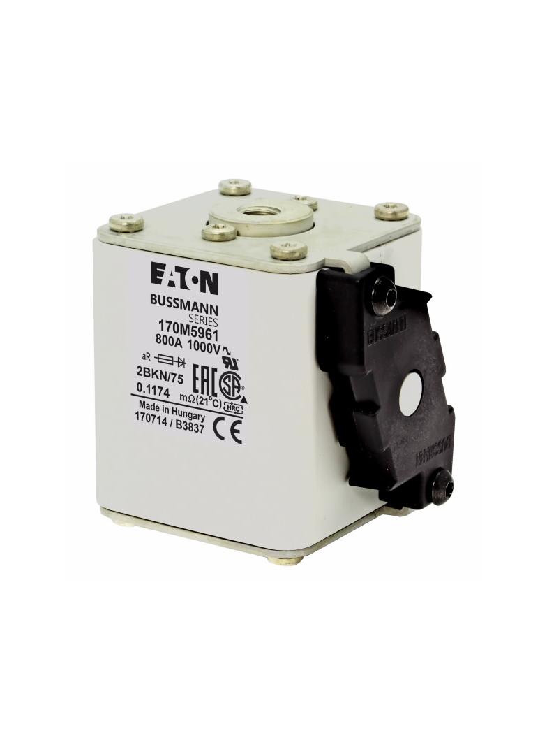 FUSE 800A 1000V 2BKN/75 AR UR Wkładka szybka 800A AC 1000V rozmiar 2 59x77x75 mm aR IEC UL 170M5961