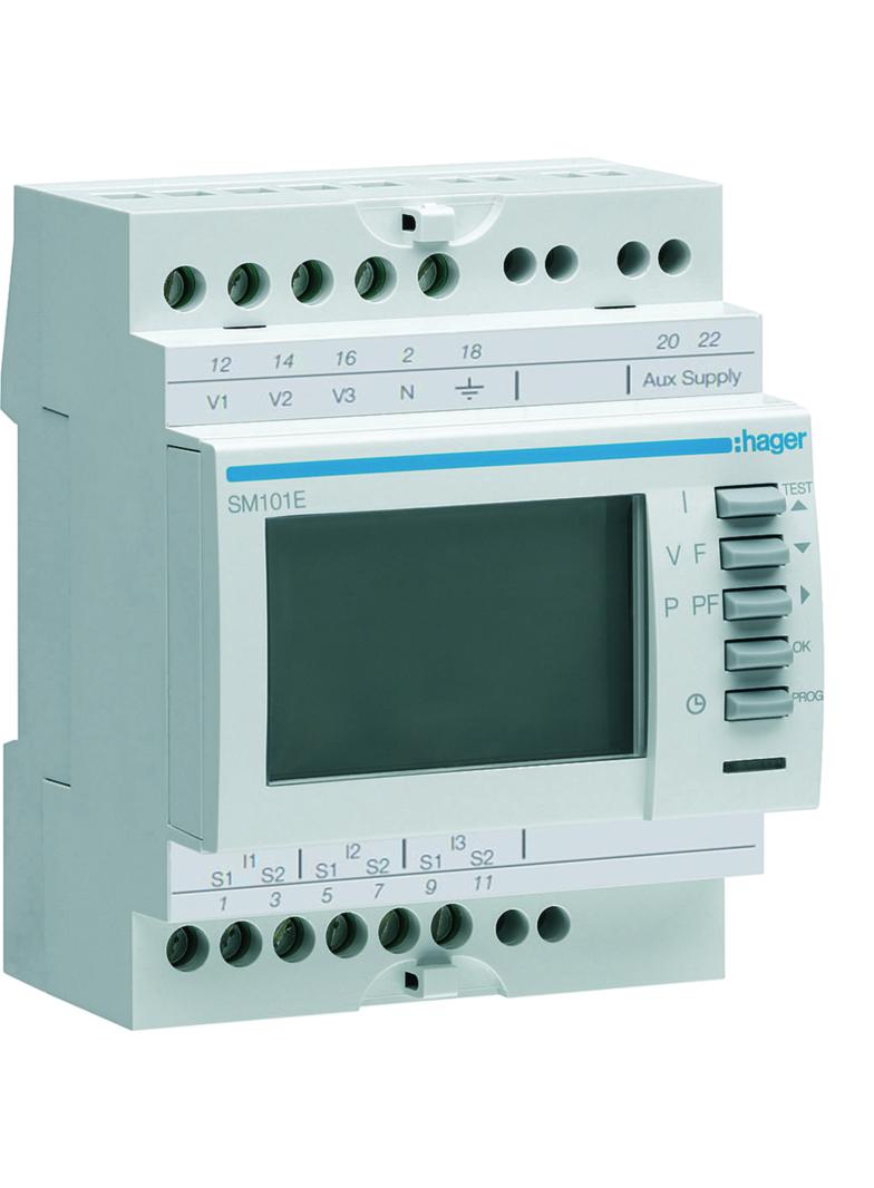 Miernik wielofunkcyjny modułowy TrueRMS SM101E HAGER