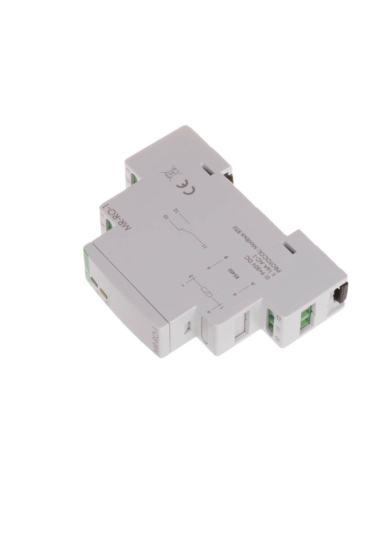 moduł rozszerzeń wyjść przekaźnikowych, z wyjściem MODBUS RTU, 1-kanałowy, styk 1P 16A, 1 moduł
