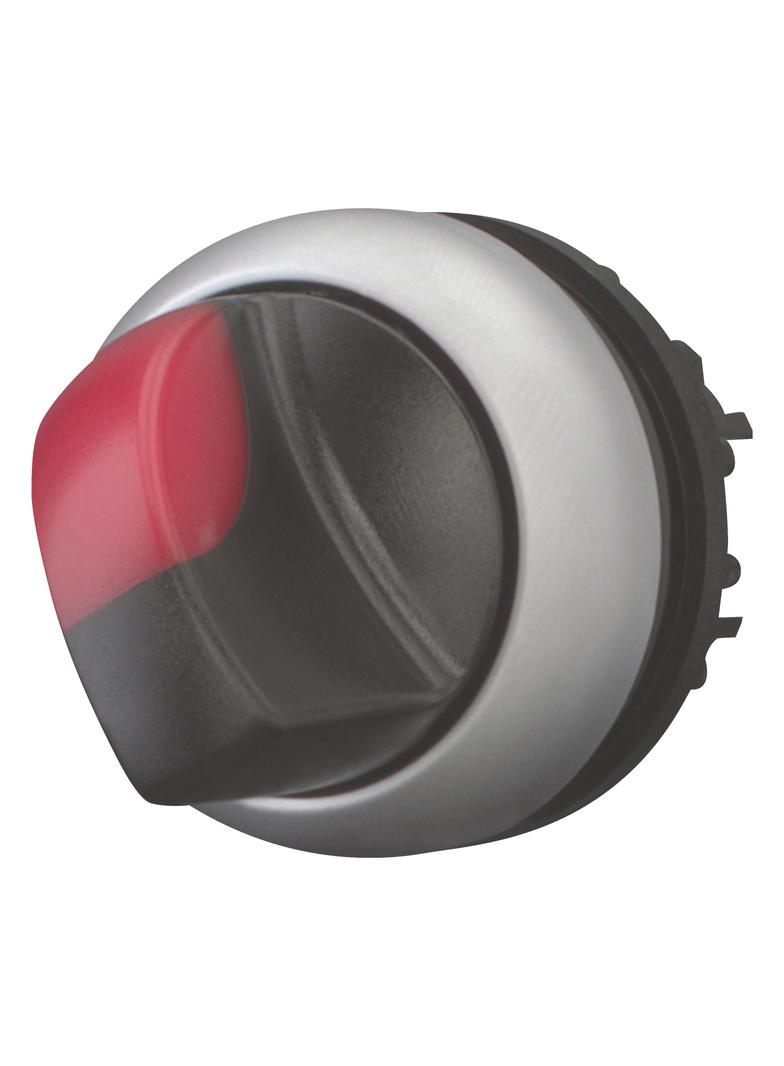 M22-WLKV-R Przełącznik 2 położeniowy czerwony bez samopowrotu i z możliwością podświetlenia 284394 E