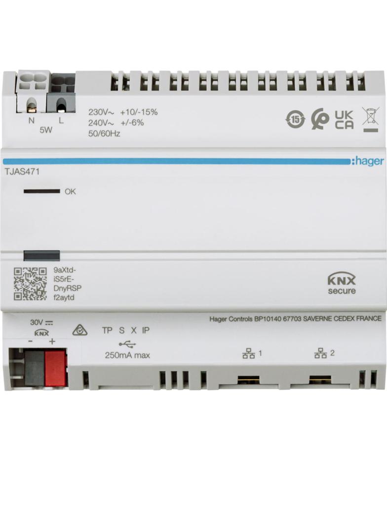 KNX e/s Serwer wizualizacyjny domovea plus z konfig. KNX easy, IoT oraz Matter