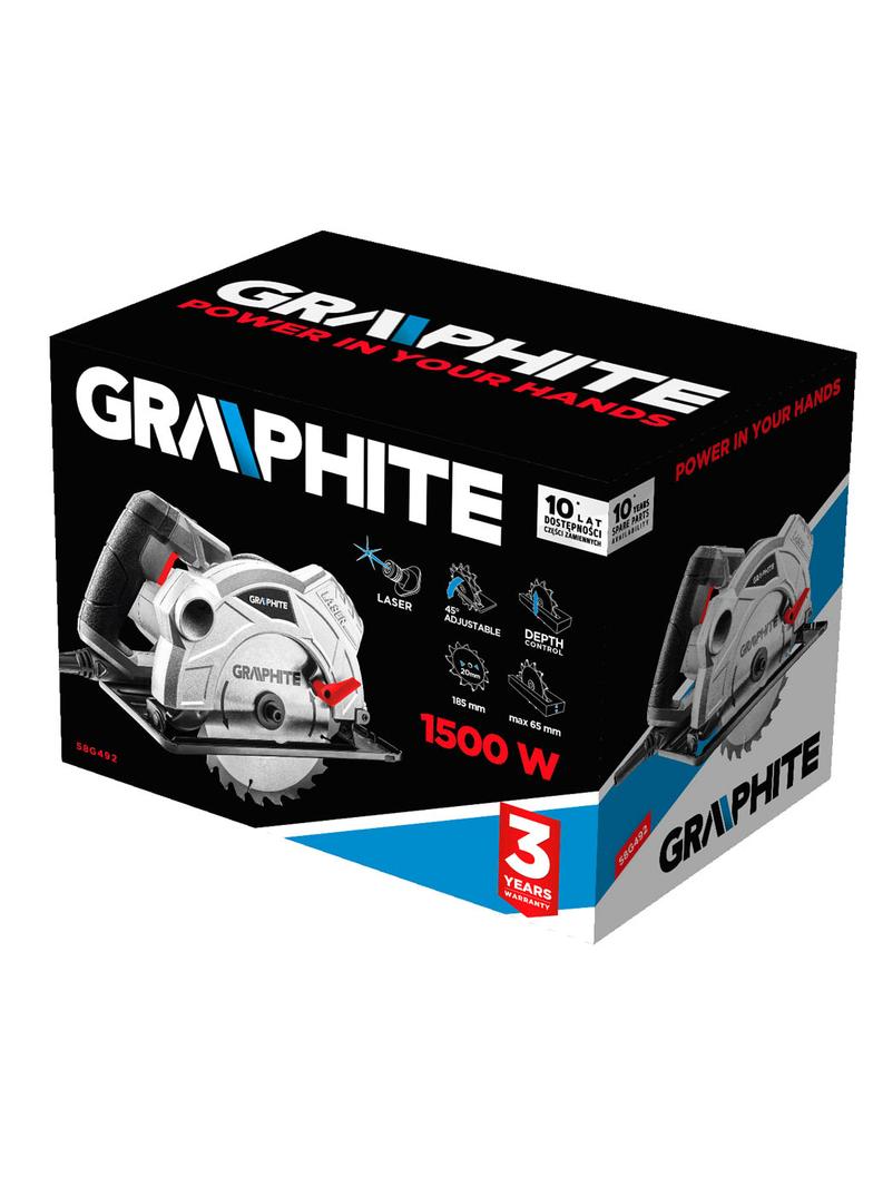 Pilarka tarczowa 1500W, tarcza 185 x 20 mm