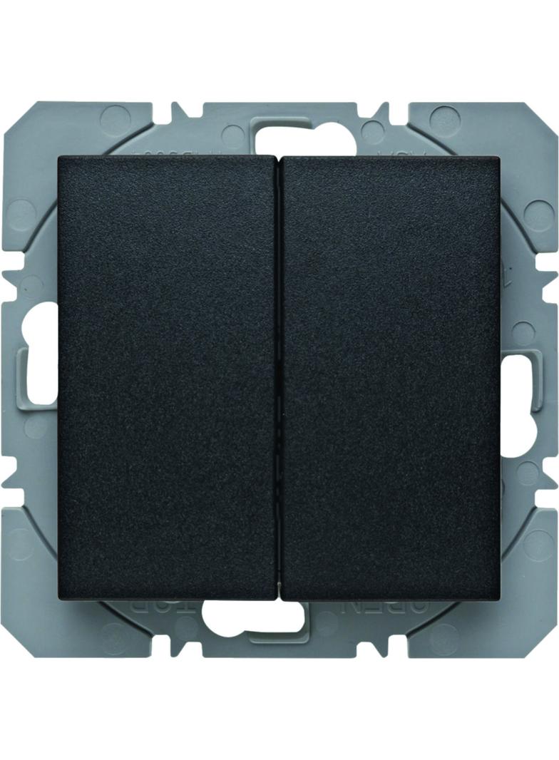 BERKER B.X/S.1 KNX RF quicklink Przycisk podwójny płaski antracyt 85656285 HAGER