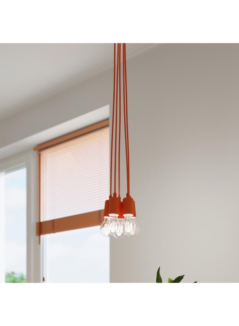 Sollux Lampa wisząca DIEGO 3 pomarańczowy SL.0585