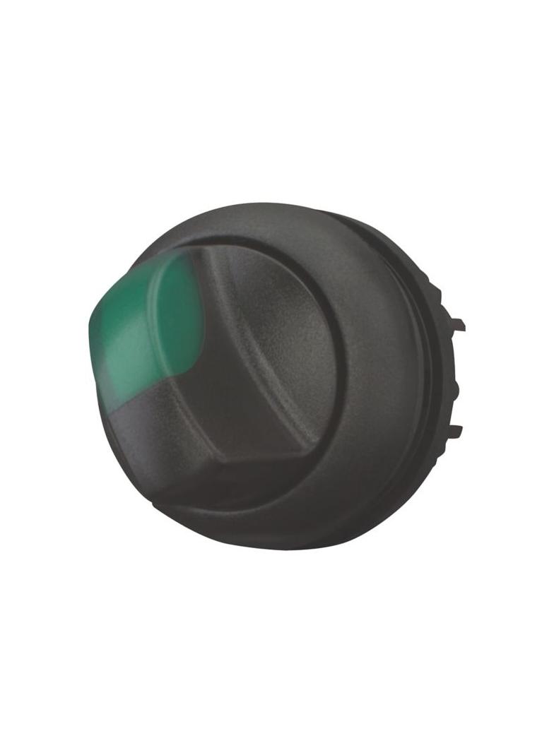 M22S-WLKV-G Napęd przełącznika 2 położeniowy zielony z podświetleniem bez samopowrotu 284540 EATON