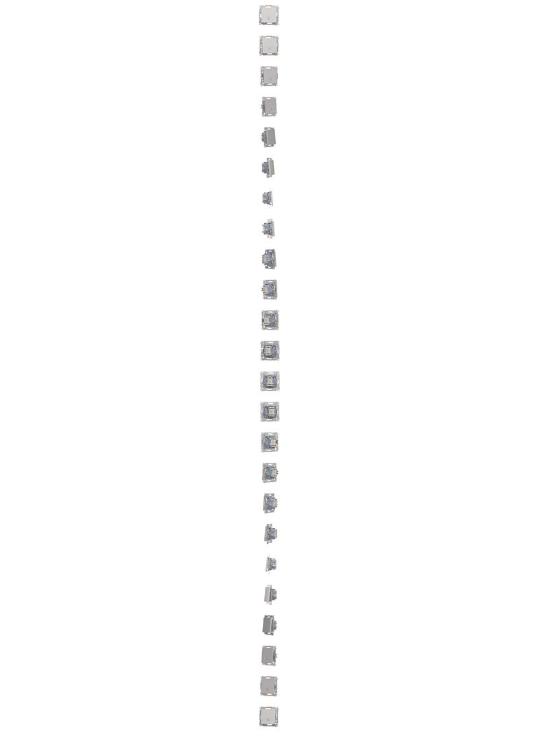 Simon 55 Przycisk zwierny /światło/ z podświetleniem LED szybkozłączka Aluminium mat TS1L.01/143 KONTAKT