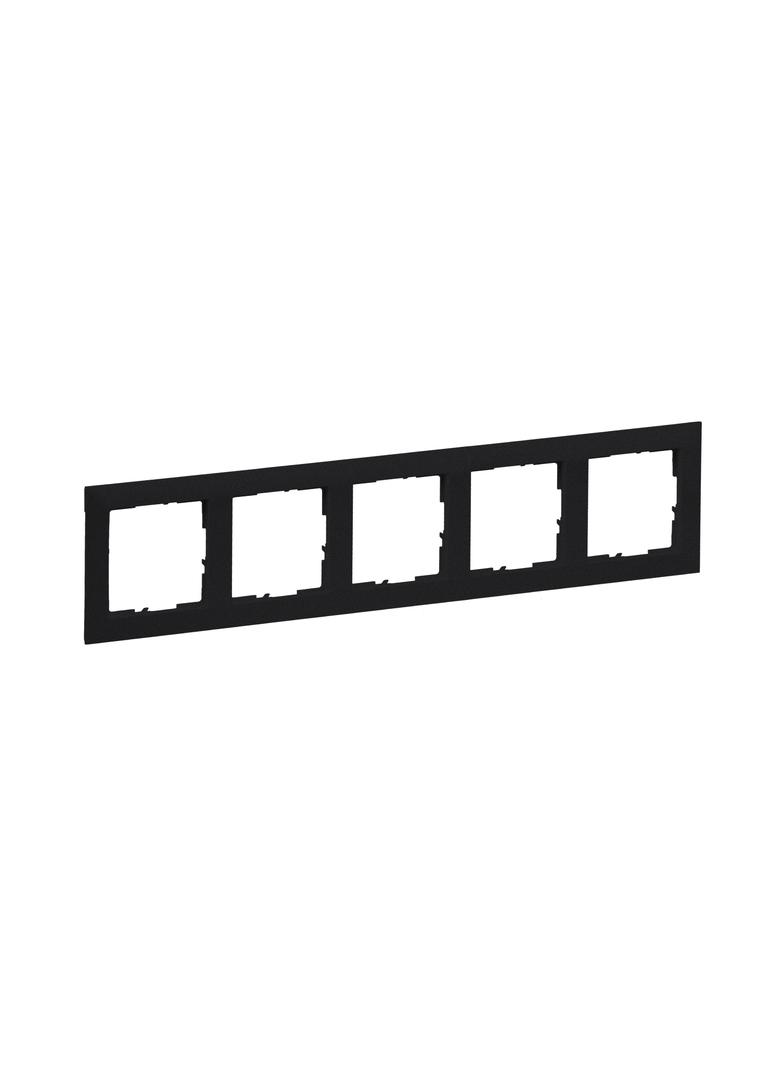 Suno Ramka Pięciokrotna 5-Krotna Czarny 721525 LEGRAND