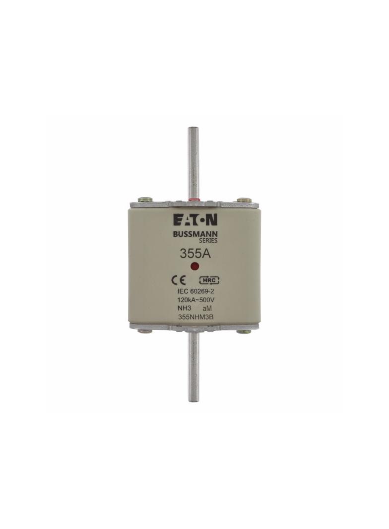 NH FUSE 355AMP 500V aM SIZE 3 DUAL IND Wkładka NH3 355A 500V AM podwójny wskaźnik 355NHM3B EATON