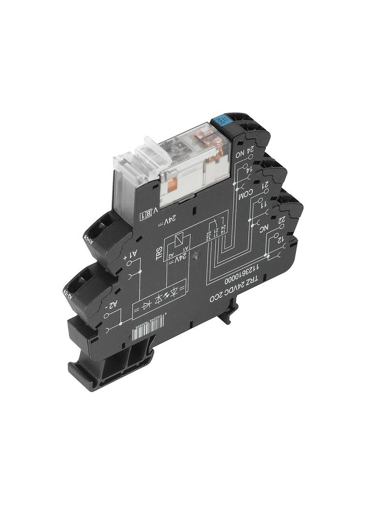 TRZ 24VDC 2CO AU Przekaźnik przełączający, nr.katalogowy 1123850000