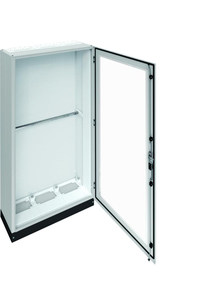 univers Rozdzielnica stojąca IP55 kl. II 800x1850x275 + cokół 100mm drzwi transparentne FR23L1 HAGER