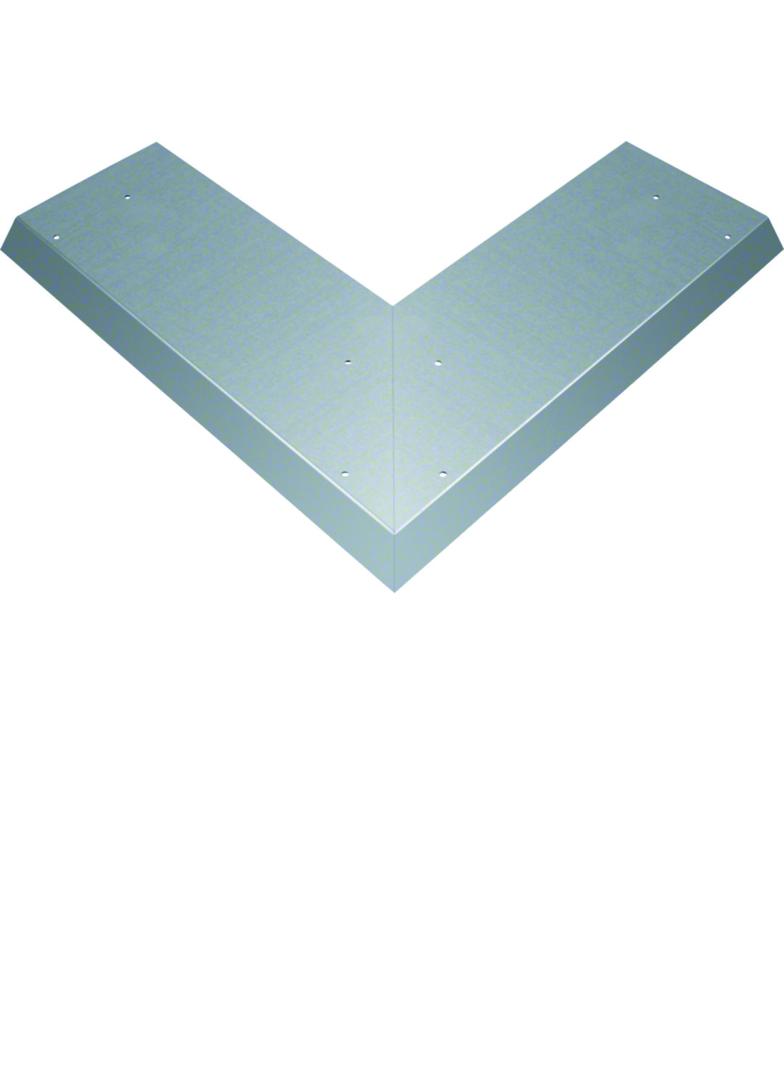 tehalit.AK Pokrywa kanału napodł Kąt zew przedł 1-str skos dł. 800mm 150x40 stal AKBA1500401V HAGER