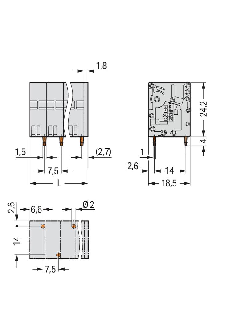 złączka do płytek drukowanych