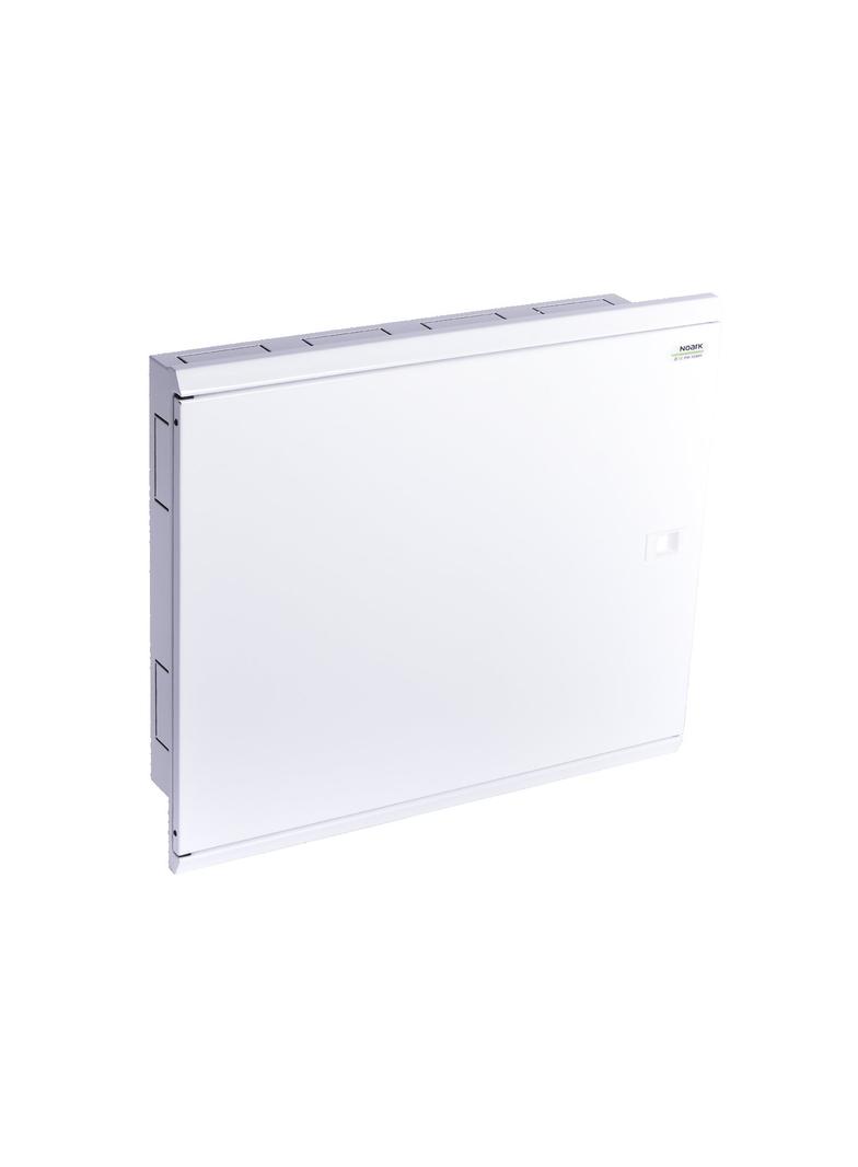 EMFF5 165W Obudowa metal. podtynkowa 5 rzędów (33 mod.) 165 modułów metalowe drzwi białe z zaci