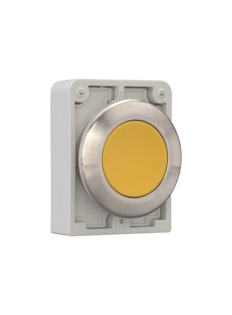 M30I-FDR-Y Przycisk 30mm płaski żółty bez samopowrotu stal nierdzewna 188096 EATON