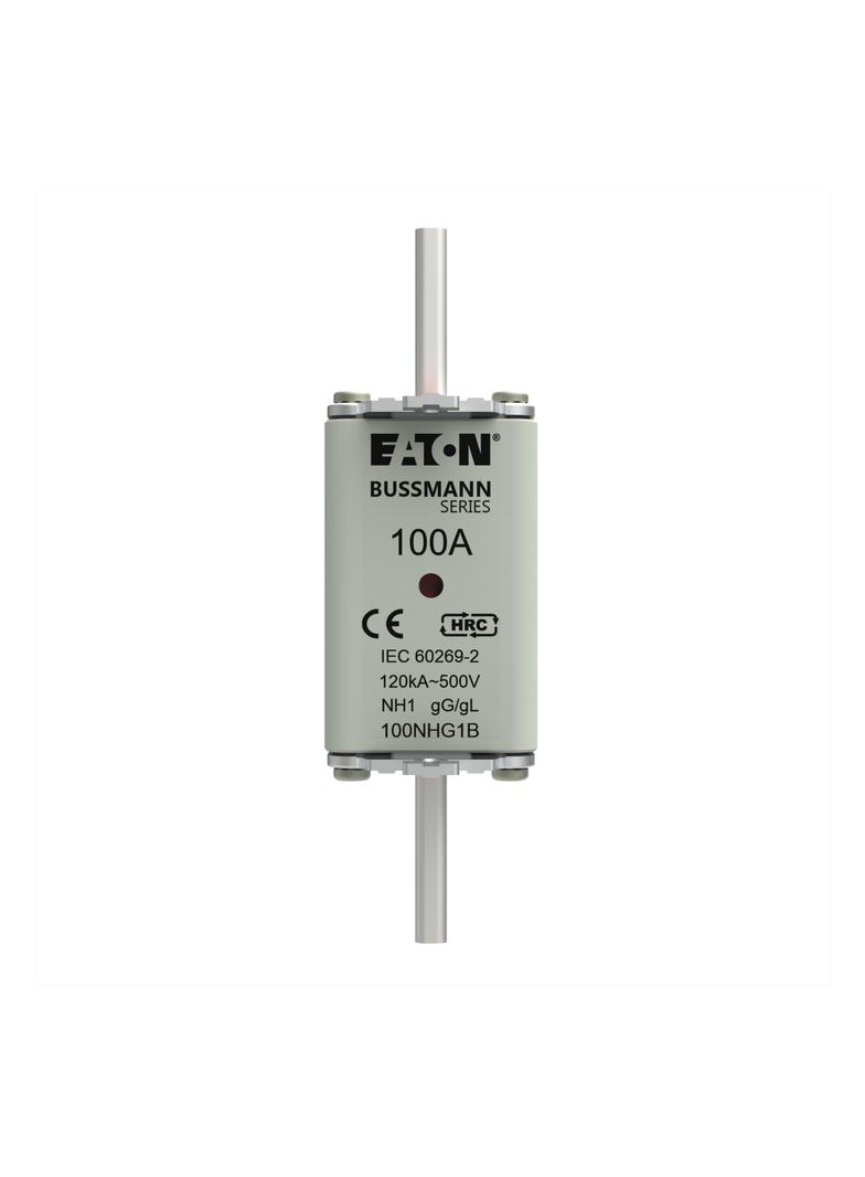 NH FUSE 100AMP 500V gG SIZE 1 DUAL IND Wkładka NH1 100A 500V GL/GG podwójny wskaźnik 100NHG1B EATON