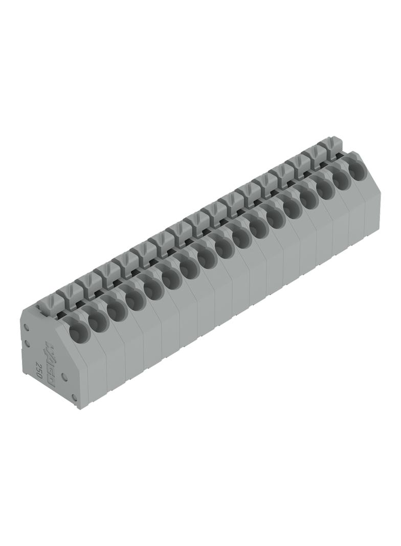 listwa zaciskowa do pł. drukowanych 17-bieg. szara raster 3,5 mm /15szt./ WAGO