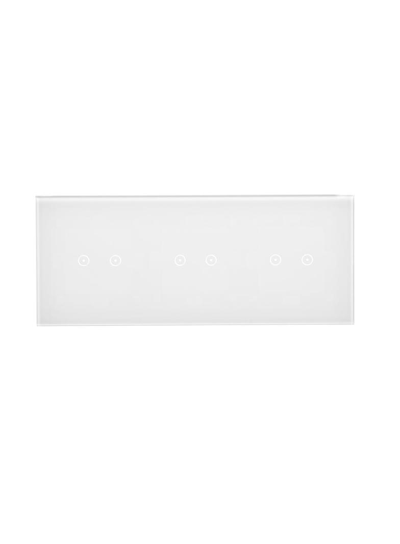 Simon 54 Touch Panel dotykowy S54 Touch 3 moduły 2 pola dotykowe poziome + 2 pola dotykowe poziome + 2 pola dotykowe poziome biała perła DSTR3222/70 KONTAKT