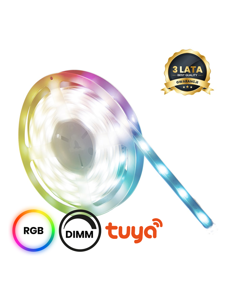 Zestaw LED RGB Wi-FI 3m Smart Tuya IP65 + CCT + Dim 12V