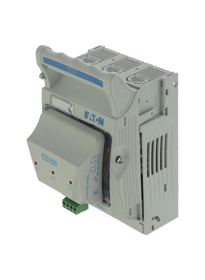 Rozłącznik bezpiecznikowy poziomy 160A AC 690V NH00 AC23B 3P IEC zaciski mostkowe EBH00O3TS5 EATON