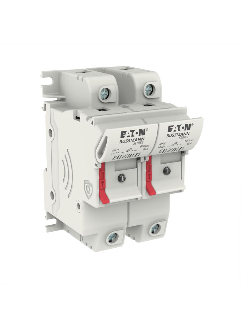 2 Pole 14x51 MFH Neon Indicator Podstawa wkładki cylindrycznej 14x51 2P 50A 690VAC wskaźnik CH142DIU