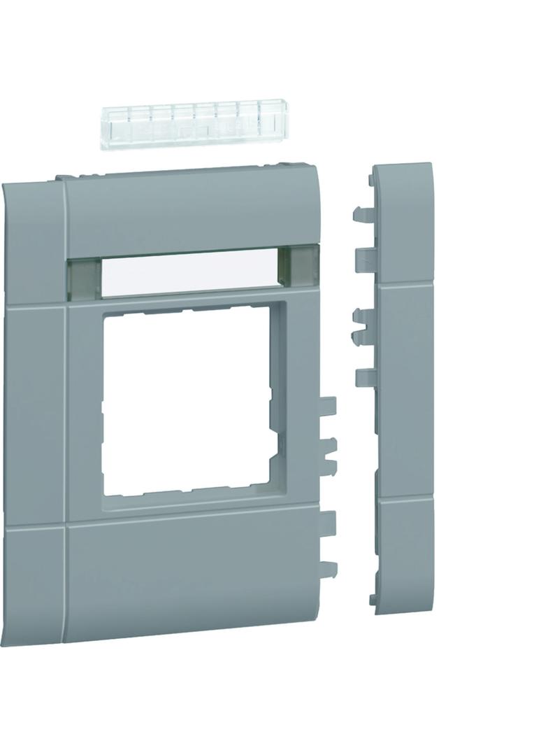 tehalit.WA Maskownica 120mm 1-kr 50x50mm pole opis. PC-ABS bezhalog. lakier alu