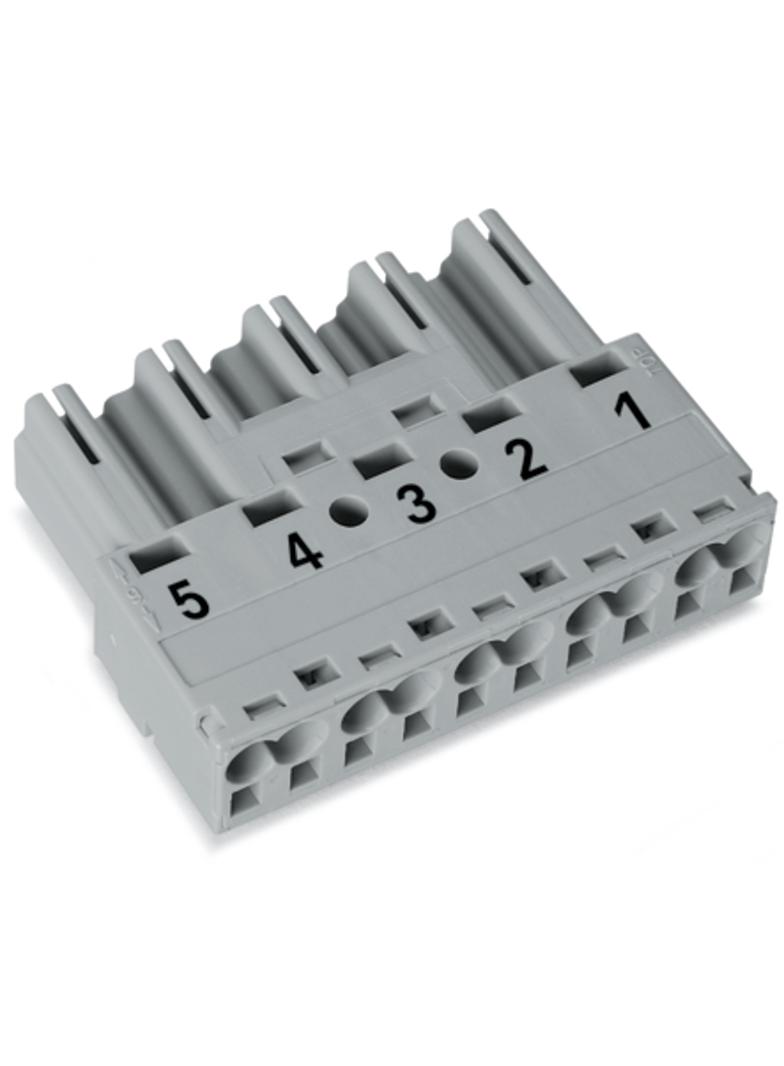 WINSTA wtyk 5-torowy szary /50szt./ WAGO