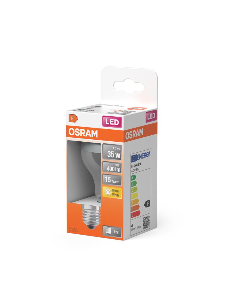 Lampa LED STAR CL A Filament szkło przezroczyste Mirror Silver 34 non-dim 4W 827 E27