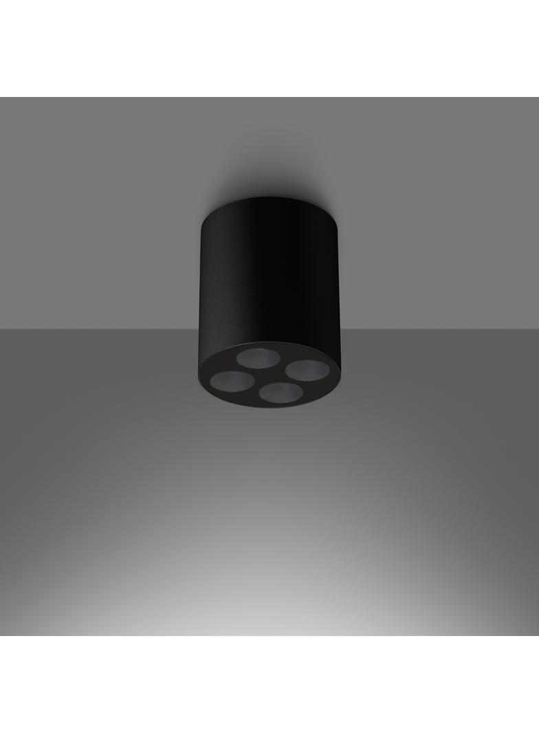 Sollux Plafon ZOE czarny LED SL.1210