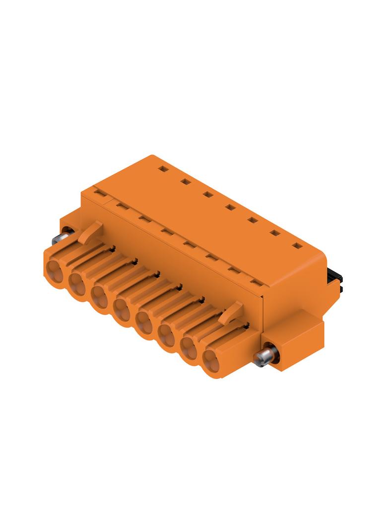 BLF 5.00HC/08/180F SN OR BX Wtyk PCB (złącze wiązki), 5.00 mm, Liczba biegunów: 8, PUSH IN, Złącze sprężynowe /36szt./ 1017490000 WEIDMÜLLER