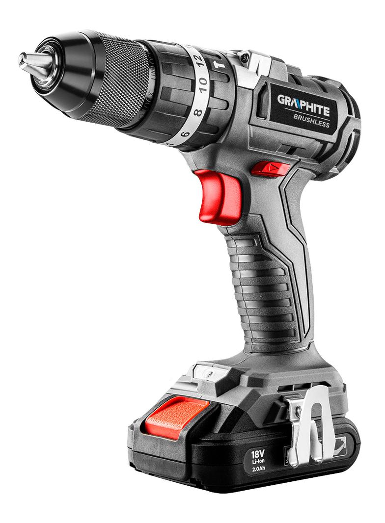 WIERTARKO-WKRĘTARKA AKUMULATOROWA BEZSZCZOTKOWA Z UDAREM ENERGY+ 18V, LI-ION, 13 MM, BEZ AKUMULATORA