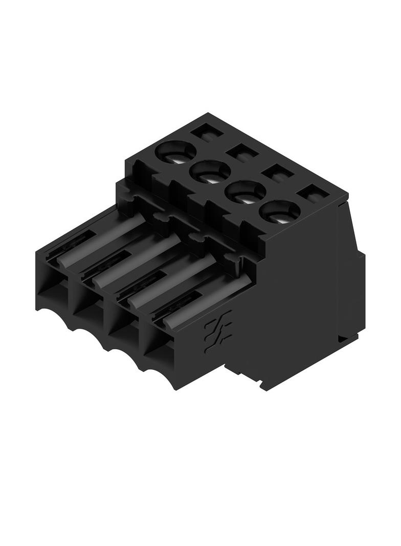 BL 3.50/04/180 SN BK BX Wtyk PCB (złącze wiązki), 3.50 mm, Liczba biegunów: 4, Przyłącze z jarzmem /132szt./ 1615690000 WEIDMÜLLER