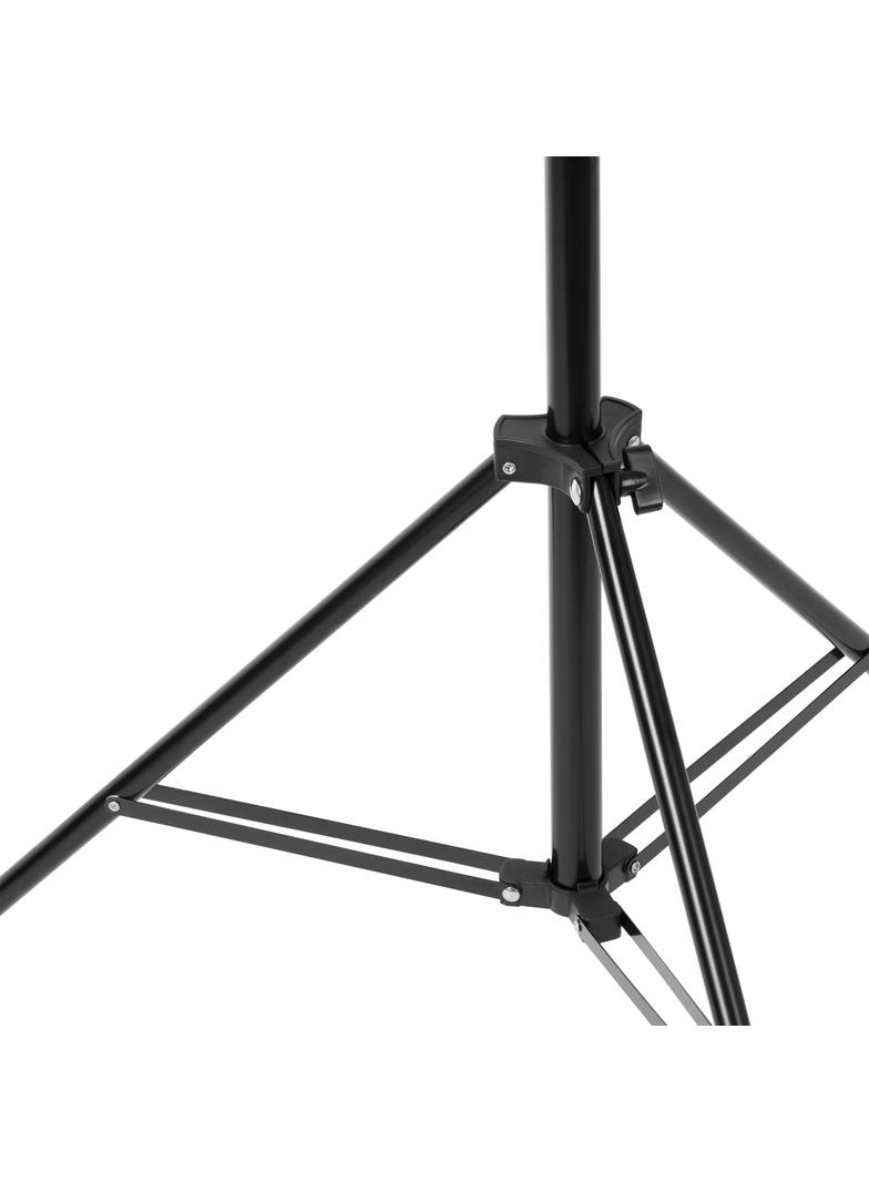 RIGEL LED zestaw: lampa warsztatowa składana 5-skrzydłowa 55W + statyw + adapter