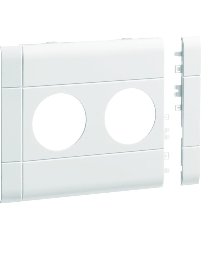 tehalit.WA Maskownica 2-krotna ABS bezhalogenowy 120mm biały GB120209016 HAGER
