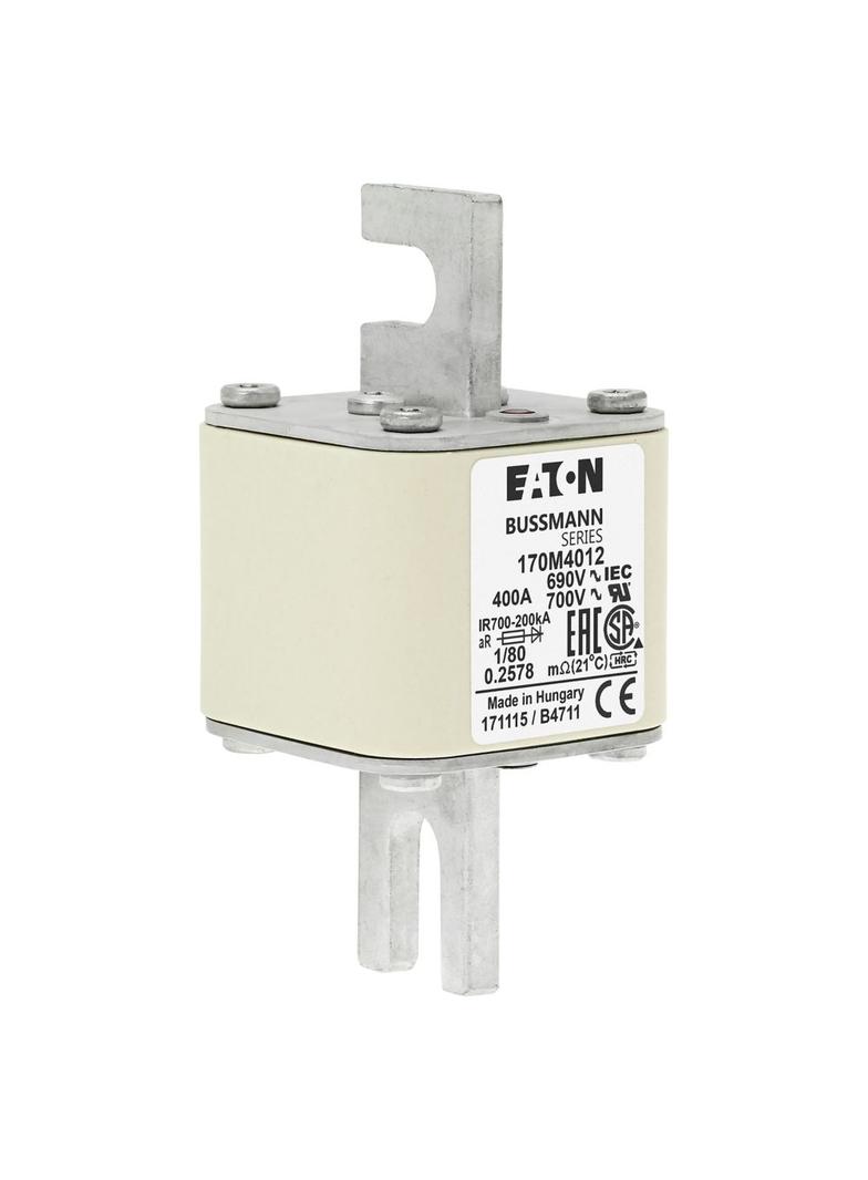 400A 690V 1/80 aR INDICATOR FUSE Wkładka szybka 400A AC 690V DIN 1 53x53x108 mm aR DIN, 170M4012 EAT