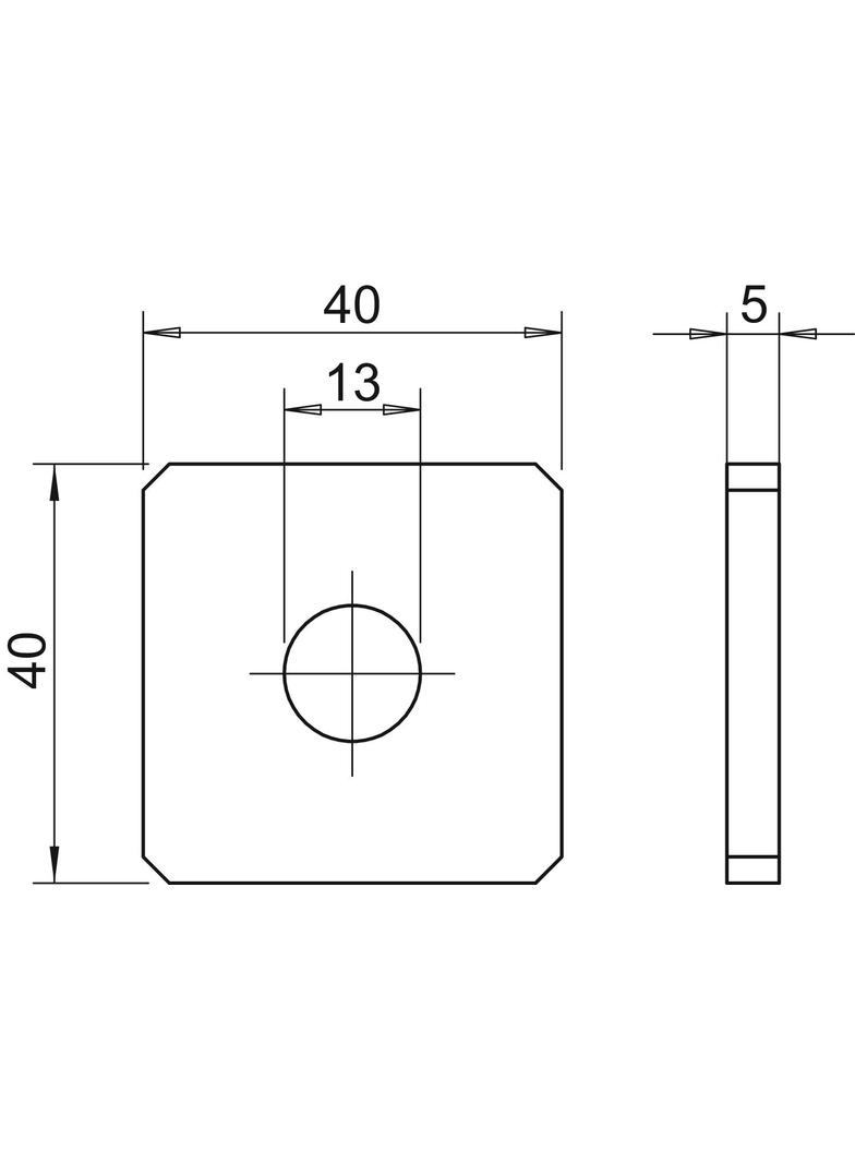 GMS 1 VP FT, PŁYTA ŁĄCZ. 1 OTW. FT