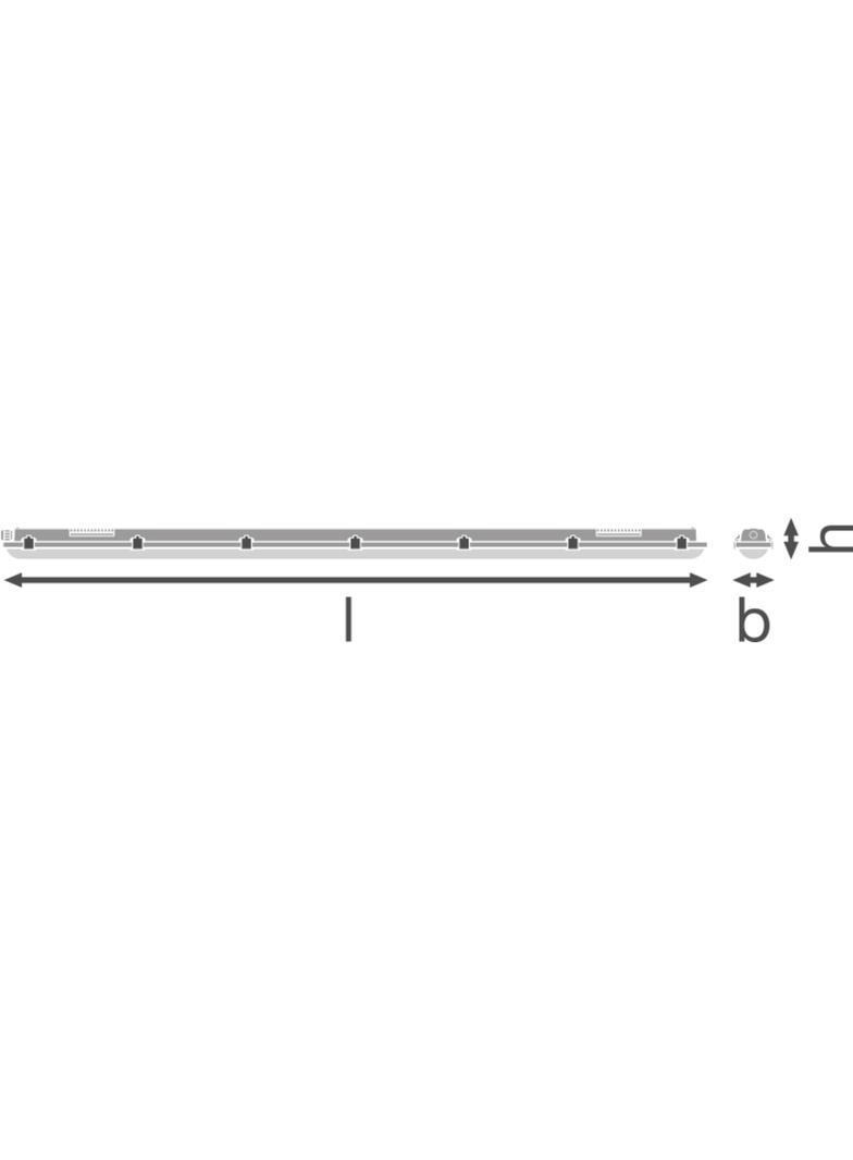 Oprawa hermetyczna LED 25W DAMP PROOF VALUE 1500 3000lm 4000K IP65 4058075300866 LEDVANCE