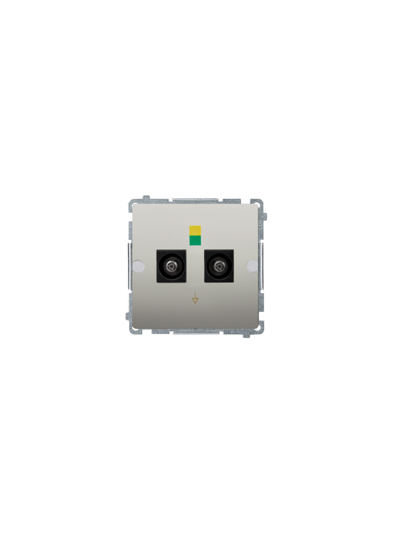 "Simon BASIC WMUE-012000-H013 Gniazdo ekwipotencjalne podwójne (moduł)