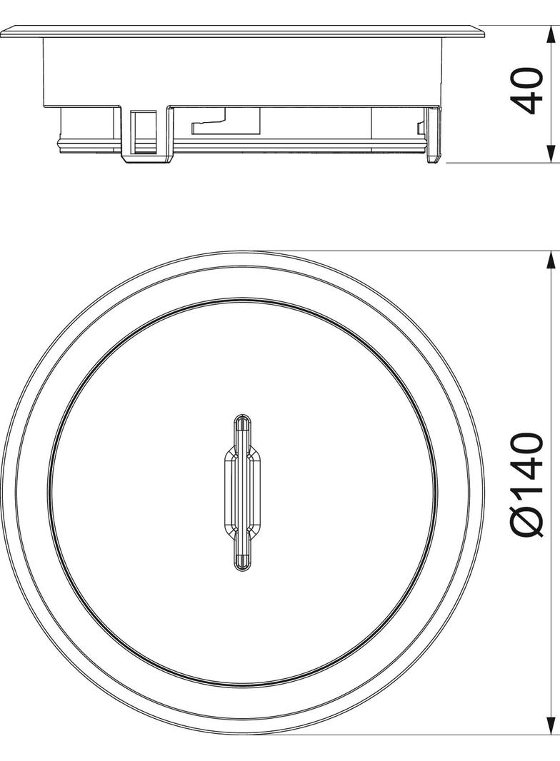 GES R2T Ni, Kaseta zasilająca z tubusem