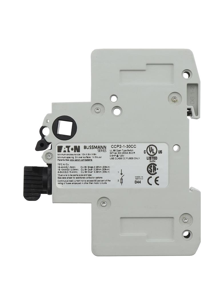 1 Pole Comp Ckt Protect 30A Rozłącznik bezpiecznikowy CCP UL98 30A 1P 60 Hz CC 200kA CCP2-1-30CC EAT