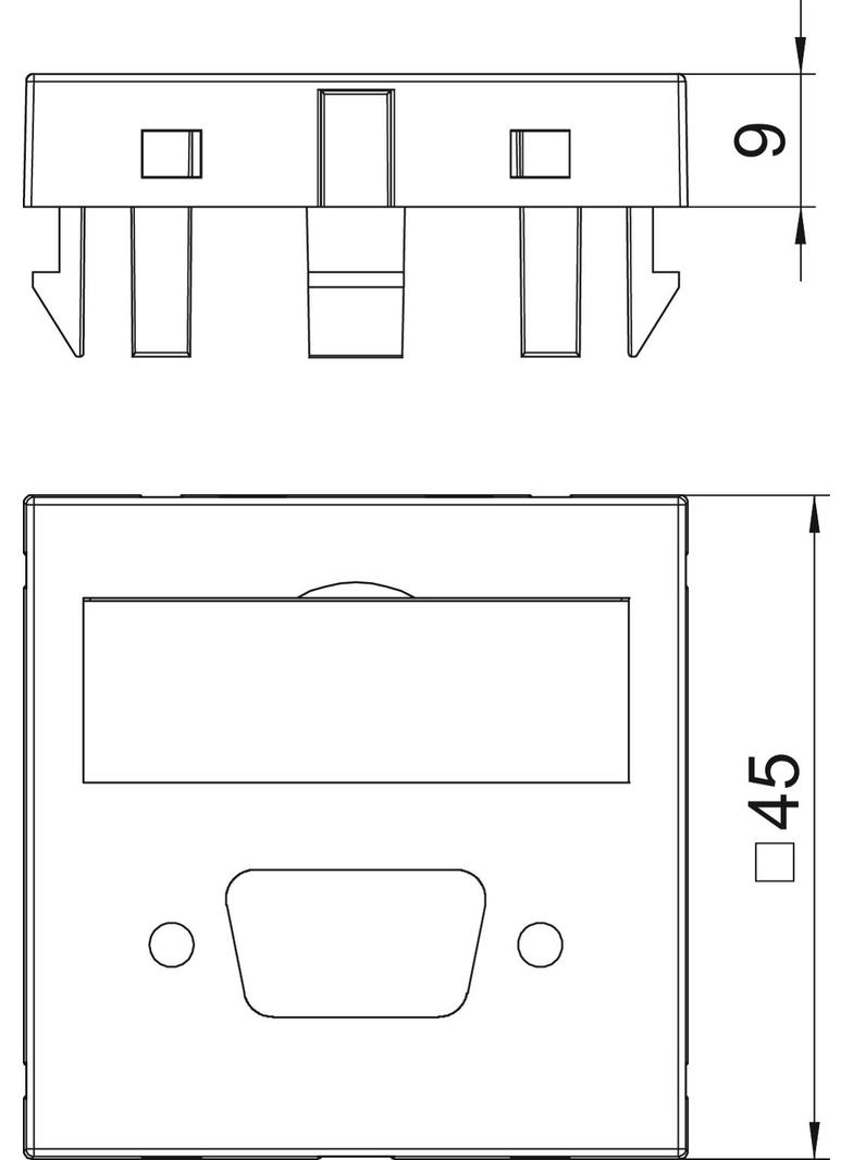MTG-DB O SWGR1, Wspornik multimedia VGA/D-Sub9