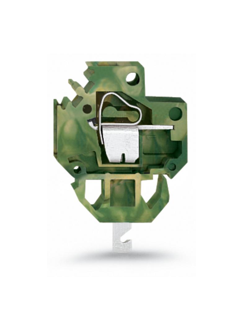 złączka przepustowa PE 4 mm2 poł. konektorowe, do płyt 1,5 mm
