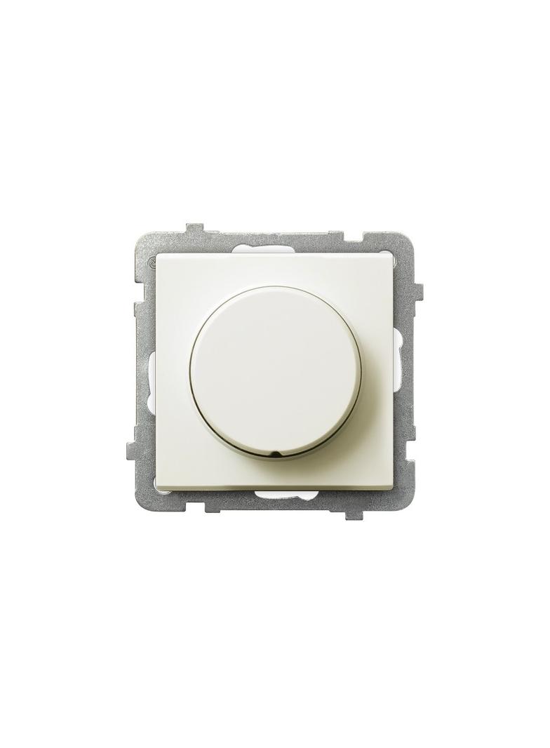 SONATA Ściemniacz uniwersalny do obciążenia żarowego halogenowego oraz LED kolor ecru ŁP-8RL2/m/27 OSPEL