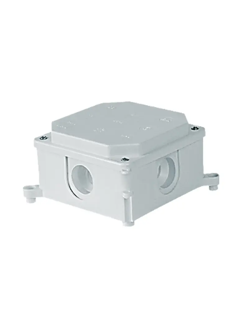 PK-2P ,  Puszka natynkowa dławicowana IP 44 ( 103x103x60 mm), biały