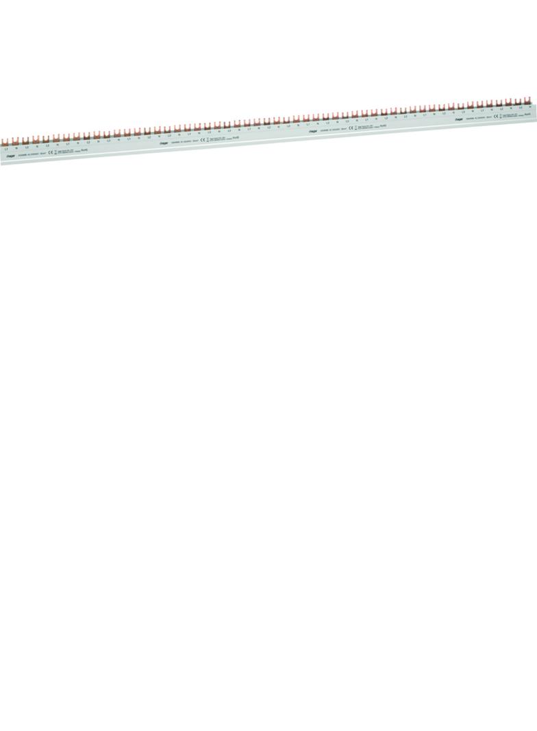 Szyna grzebieniowa widełkowa pozioma L1NL2NL3N 35mm2 24M