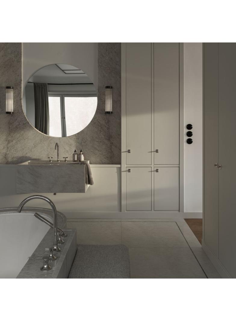 BERKER Serie 1930/Glas Płytka czołowa z pokrętłem do łącznika obrot. czarny połysk 164701 HAGER